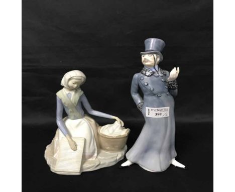 COLLECTION OF CERAMIC FIGUREScomprising of Coalport, Worcester, Nao and Goebel