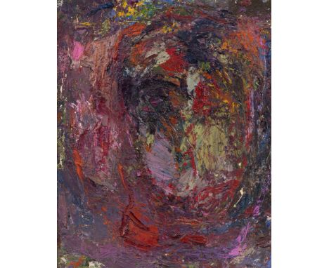 Martha JungwirthPortrait1990Öl auf Leinwand; gerahmt30 x 24,5 cmRückseitig bezeichnet, signiert und datiert: Portrait, Martha