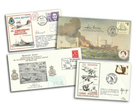 RAF Signed Cover Collection 2 in Superb Album With Slipcase. 25 (approx) covers including rare varieties housed in expensive 