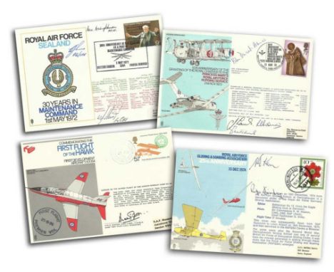 RAF Signed Cover Collection 1 in Superb Album With Slipcase. 40  (approx) covers including rare varieties housed in expensive