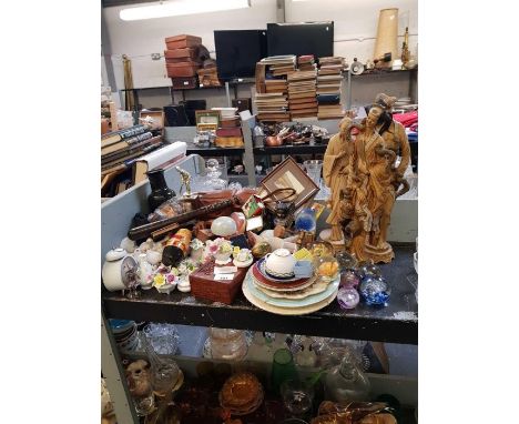 Collectables to include a truncheon, Mulberry bag, Russian doll &amp; glass paperweights - Selkirk, Caithness &amp; others