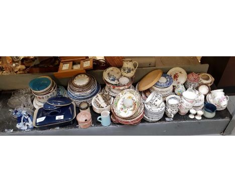 Ceramics &amp; glassware to include Spode, Royal Doulton "Yorktown" and others