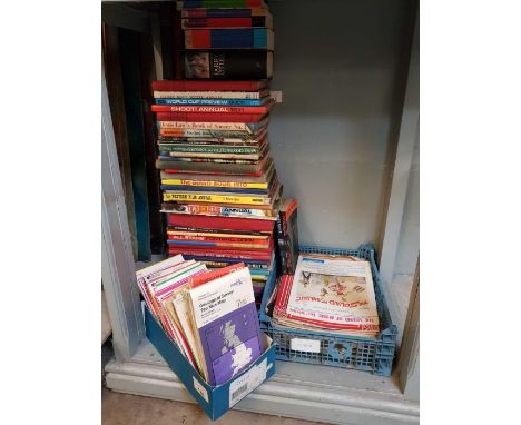 Vintage books to include Beano, Shoot, George Best, ordnance survey maps &amp;other books
