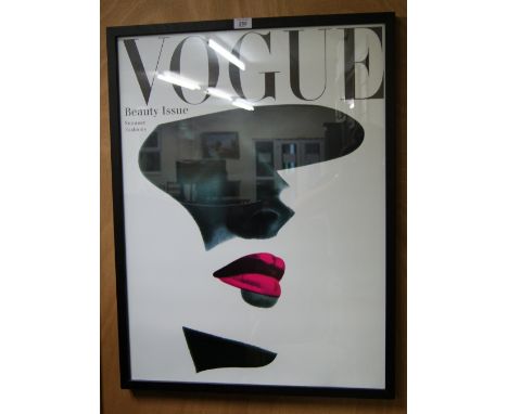 Large Vogue framed print
