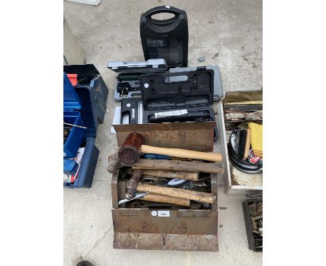 VARIOUS TOOLS - HAMMERS, SCREWDRIVERS ETC 