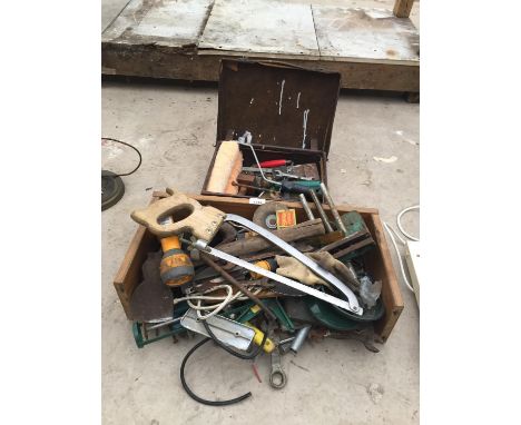 VARIOUS TOOLS -AXE, SAWS ETC 