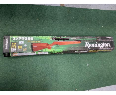 A BOXED REMINGTON EXPRESS .177 CALIBER AIR RIFLE 