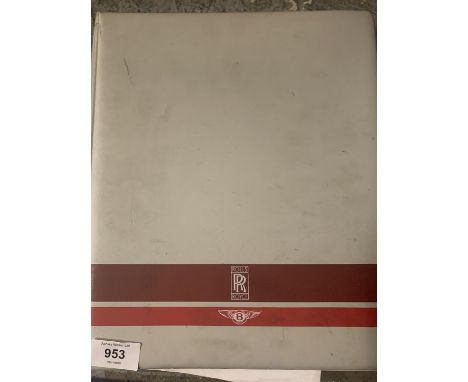 A ROLLS ROYCE WORKSHOP MANUAL 'T.S.D 729' 