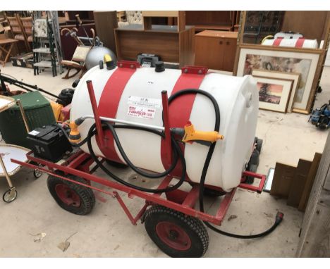A BATTERY POWERED WATER BOWSER 
