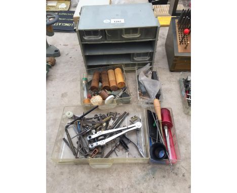 VARIOUS WATCHMAKER'S PARTS AND TOOLS - CLAMPS ETC 