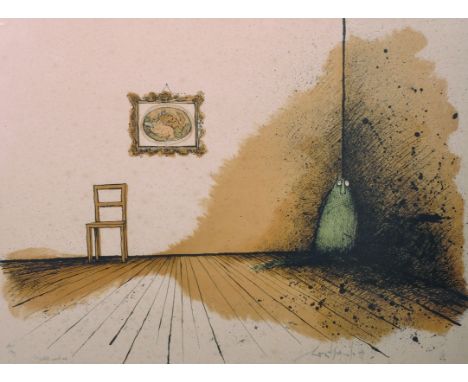 Ronald Searle (1920 - 2011) British. "Nobody Wants Me", Lithograph, Signed, Inscribed and numbered 43/99 in Pencil, stamped '