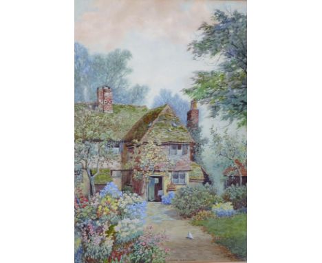 James Matthews (19th - 20th Century) British. "At Upper Gate Street, Surrey", Watercolour, Signed and Inscribed, 20" x 14".