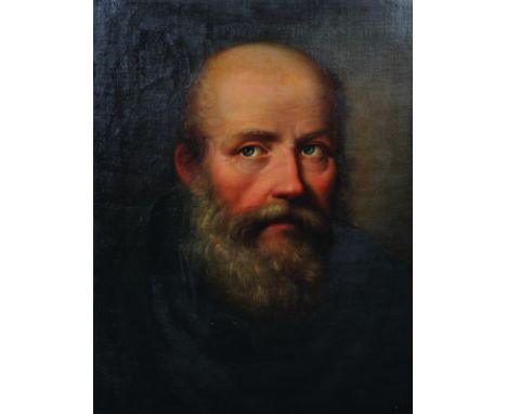Early 19th Century European School. Portrait of a Bearded Man, possibly Thomas Parr (1483-1635), Oil on Canvas, Inscribed on 