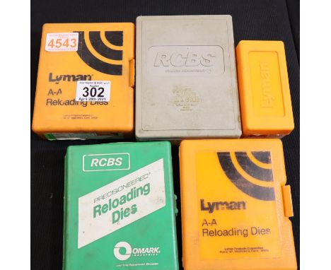 Lineman, NFDs, RCBs and other reloading dies for 375 magnum, 45 ACP and 45 Colt. P&amp;P Group 3 (£25+VAT for the first lot a