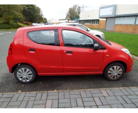 Suzuki Alto - a red Suzuki Alto SZ five door hatchback, petrol, 996cc engine, first registered on 30th December 2014 on a 64 