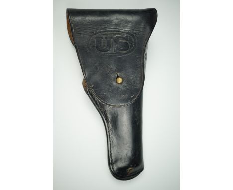 A 1942 US army M1916 leather holster for the Colt M1911 automatic pistol