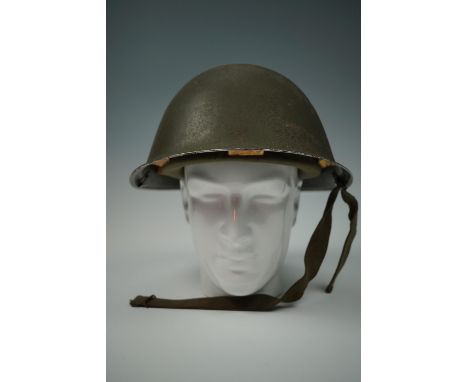 A 1972 British army Mk 5 steel helmet