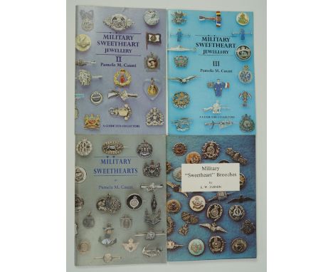 Pamela M Caunt, "Military Sweethearts", three volumes, together with K W Jarmin, "Military Sweetheart Brooches"