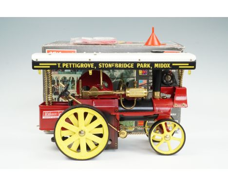 A boxed Wilesco Hobby-Technik D409 Showman's live steam traction engine
