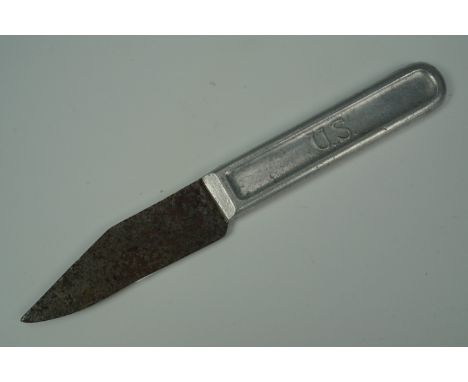 A 1917 US Army cutlery knife, with re-profiled blade