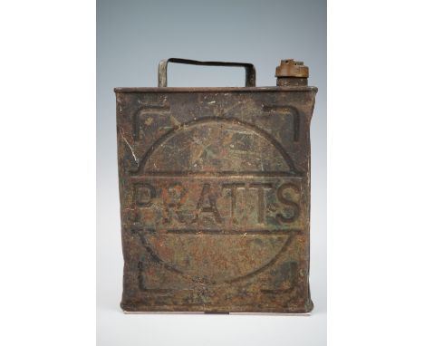 A vintage Pratt's fuel can