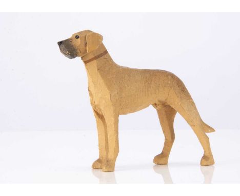 wooden painted light brown —3 3/4in. (10cm.) long