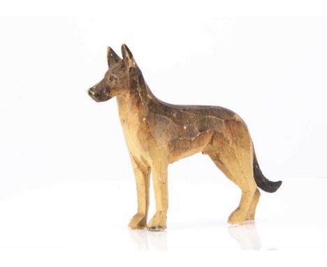 wooden painted black and light brown —3 3/4in. (9.5cm.) long (slight wear)