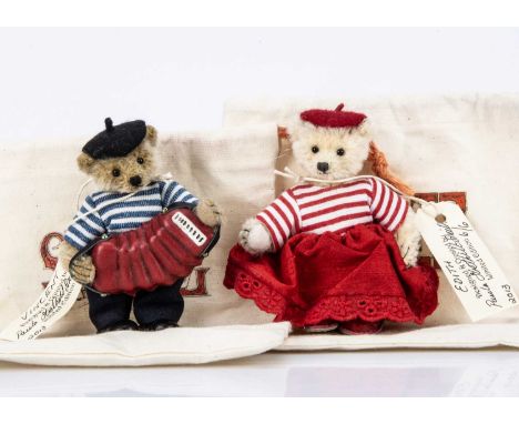 by Paula Strethill Smith, Vincent, 6 of 6 and Edith 6 of 6, designed for a Parisian street scene street at Hugglets Winter Be