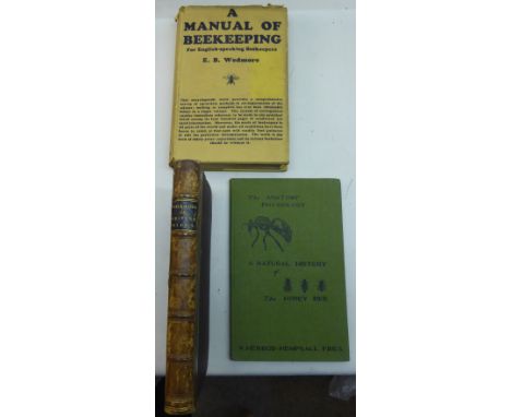 Charles Swainson, "The Folk-Lore and Provincial Names of British Birds", 1886, with leather binding; E B Wedmore, "A Manual o