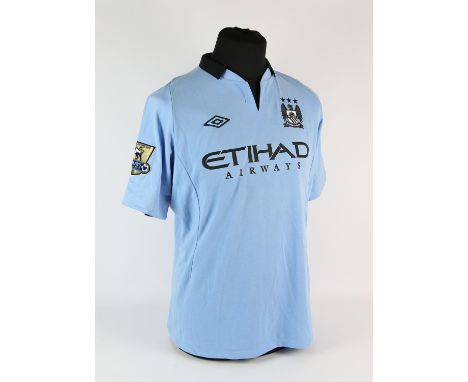 Manchester City Football Club, Maicon (No.3) Premier Season shirt 2012-2013. S/S. Match Worn during season. Provenance Man Ci