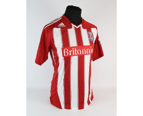 Stoke City Football club, Whelan (No.6) Season shirt from 2011-2012, S/S. Match Worn 9 Apr 2011 Spurs 3 - 2 Stoke. Provenance