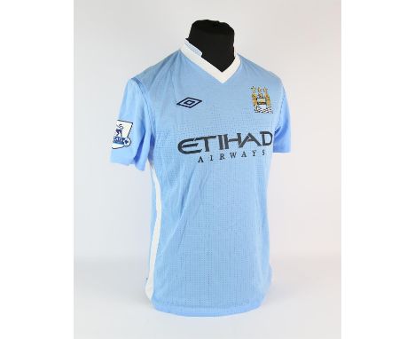 Manchester City Football Club, Zabeleta (No.5) Season shirt 2011-2012. S/S. Match Worn during season. Provenance Man City kit