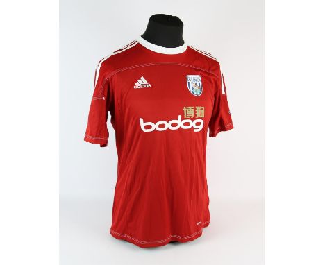 West Bromwich Albion Football club, Jara Reyes (No.18) Season shirt  from 2011-2012, Match Worn (substitute) 3 January 2012 S