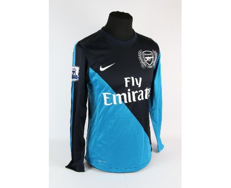 Arsenal Football club, Ramsey (No.16) Match worn 2011-2012 season shirt from their 1-1 Draw against Stoke, L/S  Provenance Ar