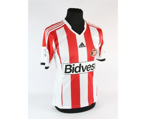 Sunderland A.F.C. Football Club, Bridcutt (No.26) Season shirt 2013-2014. S/S. Match Worn unwashed. Provenance Sunderland kit