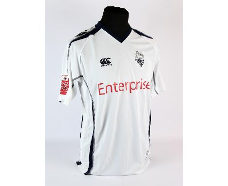 Preston North End Football club, St.-Ledger (No.12) Season shirt from 2009-2010, S/S. Match Worn 23 March 2010 Middlesbrough 