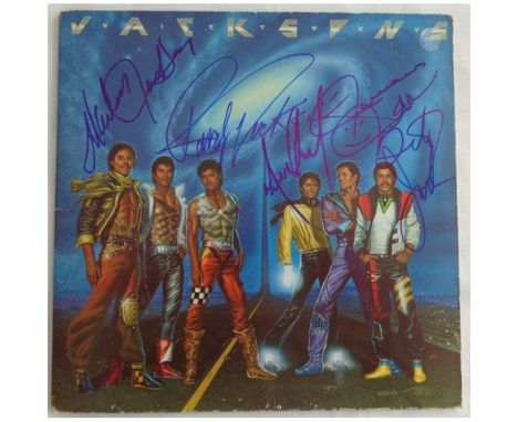 Jackson 5 signed record cover. Its signed by all 5 inc Michael Jackson and has a Becket COA with it as well. Condition 8/10. 
