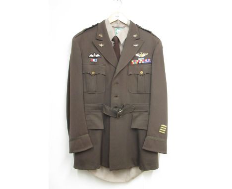 U.S. Air Force officer's style uniform with shirt, tie, and trousers. W50cmSHIPPING £38.00 PLUS VAT (UK ONLY)