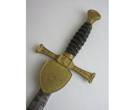 Presentation sword dedicated to 'Bryan Martin - Coming of Age January 1978', with Wilkinson Sword maker's mark to ricasso. Bl