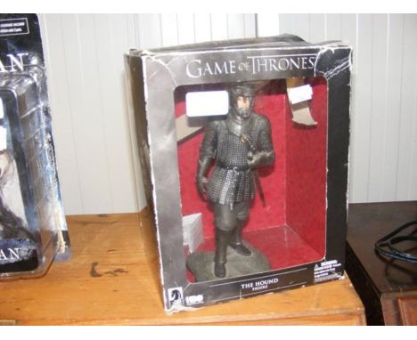 A model figure of 'The Hound' from Game of Thrones 