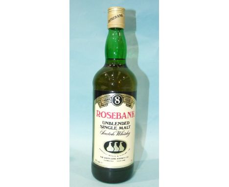 Rosebank Unblended Single Malt Scotch whisky 8-year-old, 40%, 75cl. 