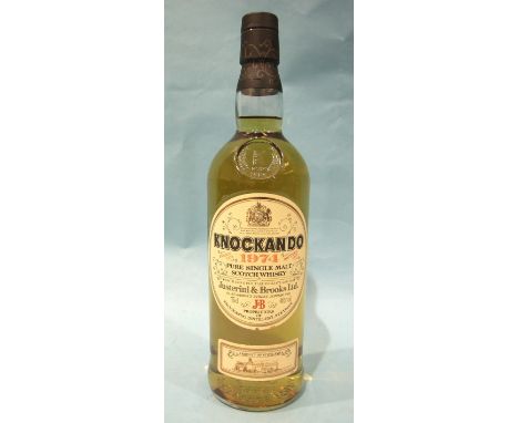 Knockando 1974 Pure Single Malt Scotch whisky, 40%, 75cl. 