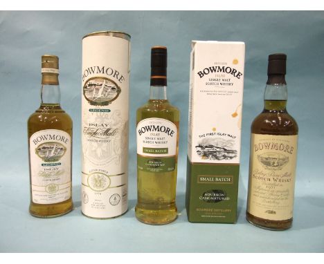 Bowmore Legend Islay Single Malt Scotch whisky, 40%, 70cl, Small Batch 40%, 70cl, (both boxed) and one other 40%, 70cl, (3). 