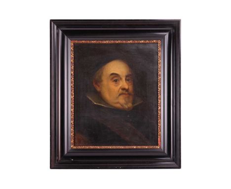 18th century Dutch School, portrait of a gentleman wearing a broad collar and sash, unsigned, oil on canvas, 44 x 36 cm, fram