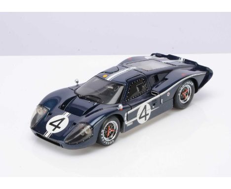 A Exoto Racing Legends 1:18 Scale 1967 Ford GT40 Mk IV Le Mans 24 Hrs (Ruby/Hulme), RLG18056, in original polystyrene inner b