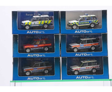 Cheshire 999 Models & Similar 1:43 Scale Code 3 Range Rover Police Vehicles, originally AutoArt models, Metropolitan Police R