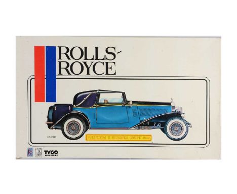 A Pocher Tyco 1:8 Scale Model Kit - Rolls-Royce Phantom II Sedanca Coupe 1932, Art. K 72, in original box, E, appears unmade 