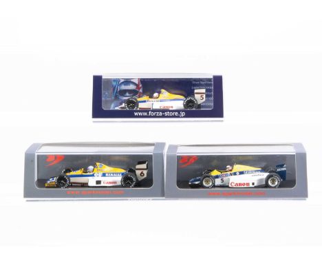 Spark 1:43 Scale F1 Models, S4027 Martin Brundle FW12 Belgium GP 1988, S4321 Riccardo Patrese FW12C 2nd US GP 1989, TR002 Nig