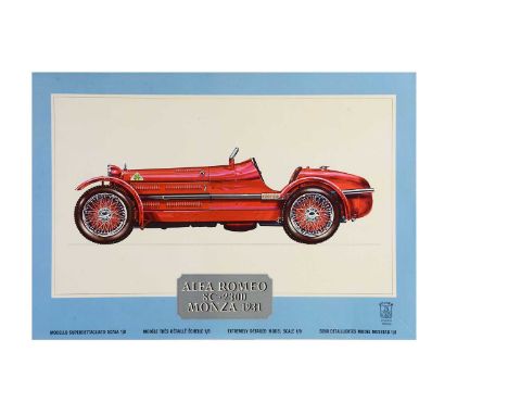 A Pocher 1:8 Scale Model Kit - Alfa Romeo 8C 2300 Monza 1931, Art. K 71, in original box, E, factory sealed with instructions