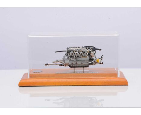 A CMC 1:18 Scale Maserati 300S 1956 Engine, M-110, in original box with certificate, swing tag, tool and case, E, box VG